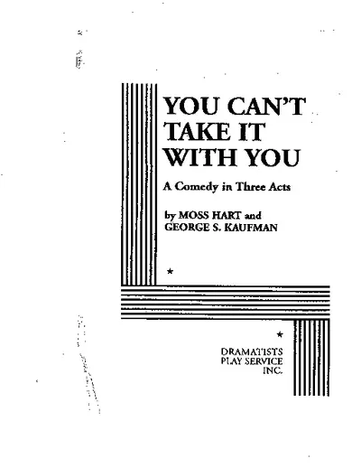 You Cant Take It With You