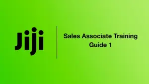 2024 Jiji Sales Training Day 1 Overview