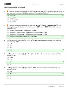 AP Calculus BC Unit 5 Progress Check MCQ Part B