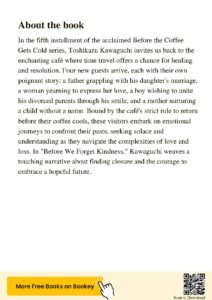 Before We Forget Kindness by Toshikazu Kawaguchi