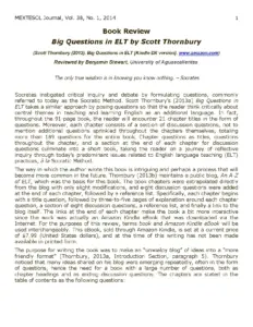 Big Questions in ELT by Scott Thornbury