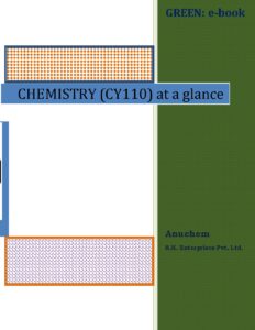 CHEMISTRY (CY110) Course Overview and Key Concepts