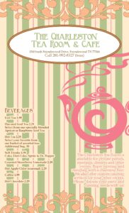 Charleston Tea Room Menu and Catering Services