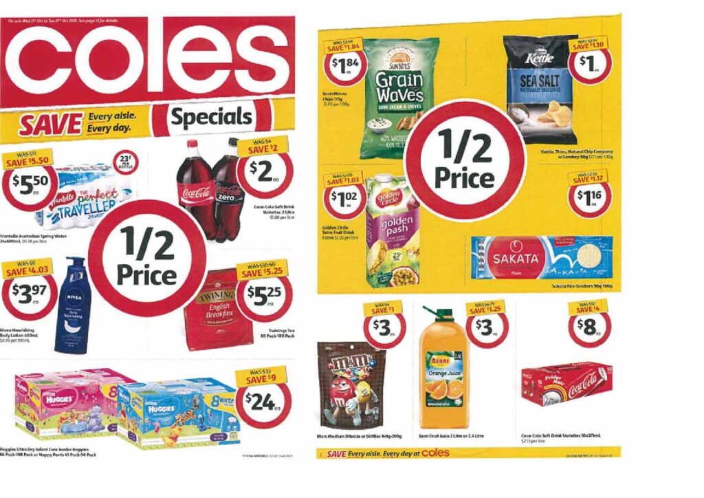 Coles Catalogue October 2023 Weekly Specials
