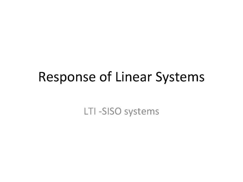 Control Systems Lecture Notes 2023