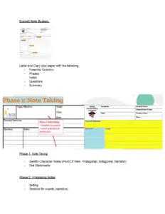 Cornell Notes System for Effective Note Taking