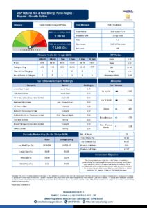 DSP Natural Resources & New Energy Fund Performance Snapshot
