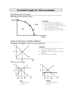 Essential Graphs for Microeconomics