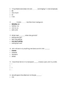 Fiverr Skill Test Questions and Answers