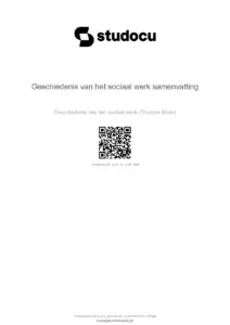 Geschiedenis van Sociaal Werk in België 567-1999