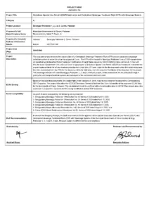 Gratuitous Special Use Permit and Centralized Sewerage Treatment Plant Coron