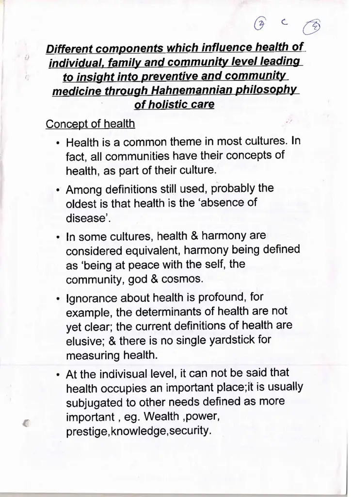 Health Determinants and Holistic Care Insights