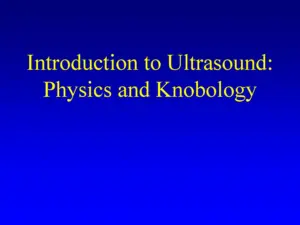 Introduction to Ultrasound by Hoppmann