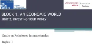 Investing Your Money Unit 2 International Relations