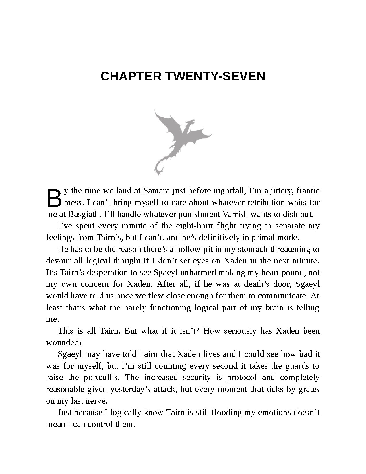 Iron Flame by Rebecca Yarros - Chapter 27 Summary