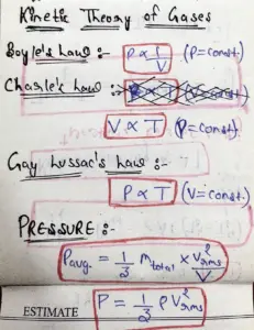 Kinetic Theory for 12th Class Physics