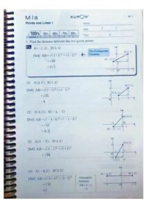 Kumon Math Level M Test Answers and Solutions