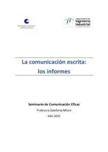 La Comunicación Escrita: Los Informes 2025