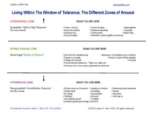 Living Within the Window of Tolerance by Laura K. Kerr