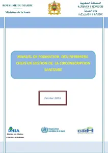 Manuel de Formation des Infirmiers Chefs en Gestion Sanitaire