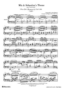 Mia & Sebastian’s Theme Piano Sheet Music