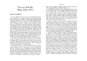 Moby-Dick by Herman Melville Chapter 1