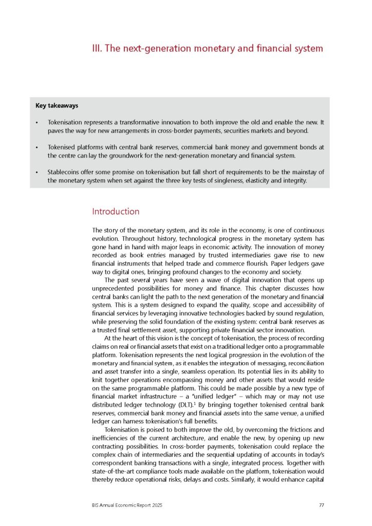 Next-Generation Monetary and Financial System