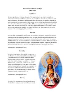 Novena in Honor of Virgen Dela Regla Opon Cebu