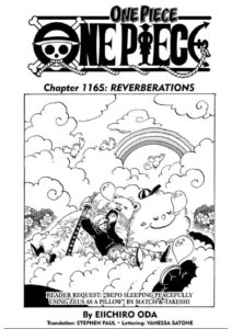 One Piece Chapter 1165: Reverberations by Eiichiro Oda
