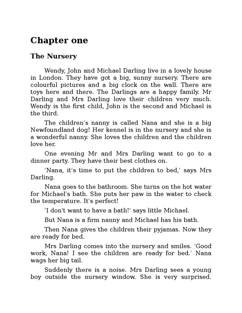 Peter Pan by J. M. Barrie