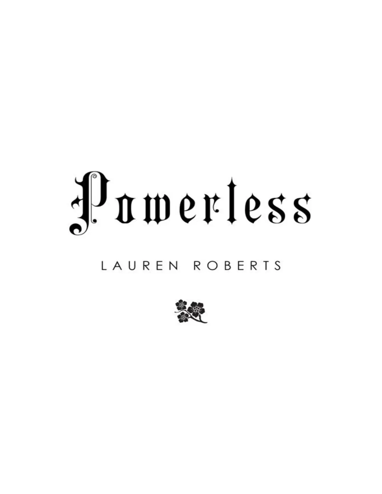 Powerless by Lauren Roberts