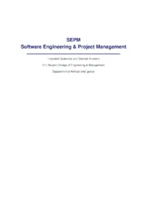 Software Engineering and Project Management Important Questions (2)
