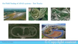 Testing of ADAS Systems on Test Tracks