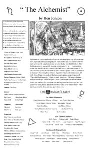 The Alchemist by Ben Jonson - A Theatrical Exploration