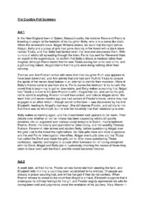 The Crucible by Arthur Miller Plot Summary