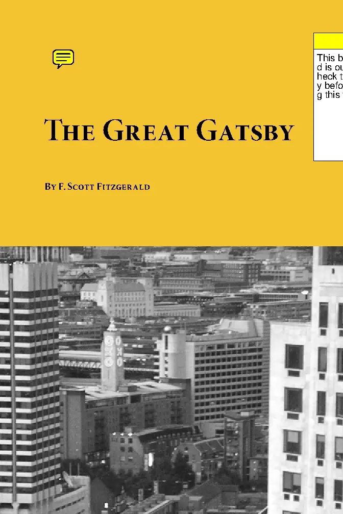 The Great Gatsby by F. Scott Fitzgerald