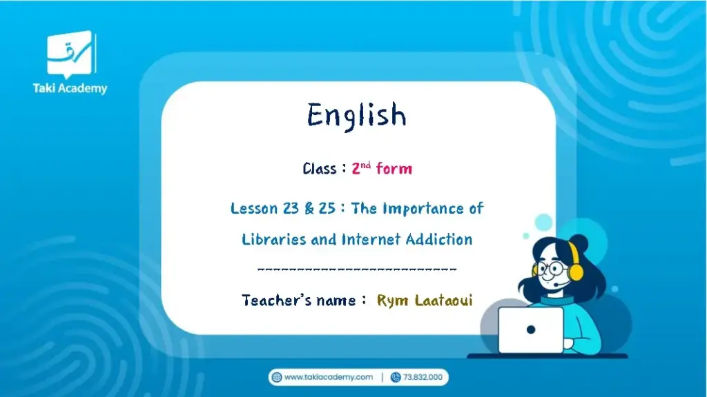 The Importance of Libraries and Internet Addiction