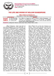 The Life and Works of William Shakespeare
