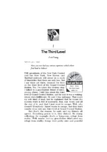 The Third Level by Jack Finney