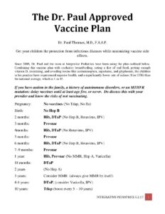 The Vaccine Friendly Plan by Dr. Paul Thomas