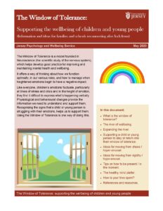 The Window of Tolerance Framework for Emotional Regulation