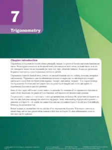 Trigonometry Chapter 7 Cambridge Mathematics