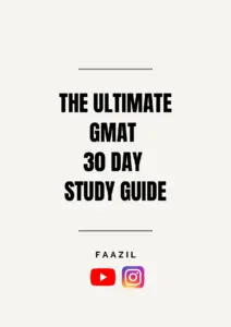 Ultimate GMAT 30 Day Study Guide