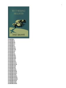 Wuthering Heights by Emily Bronte