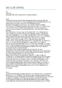 As I Lay Dying William Fauklner