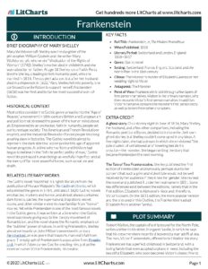 Frankenstein LitChart