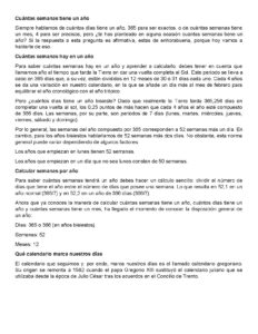 Semanas en un Año: Cálculo y Datos