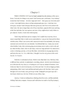 The Outsiders Chapter no 1