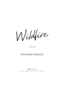 Wildfire Novel by Hannah Grace