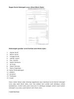 Bagan Surat Setengah Lurus